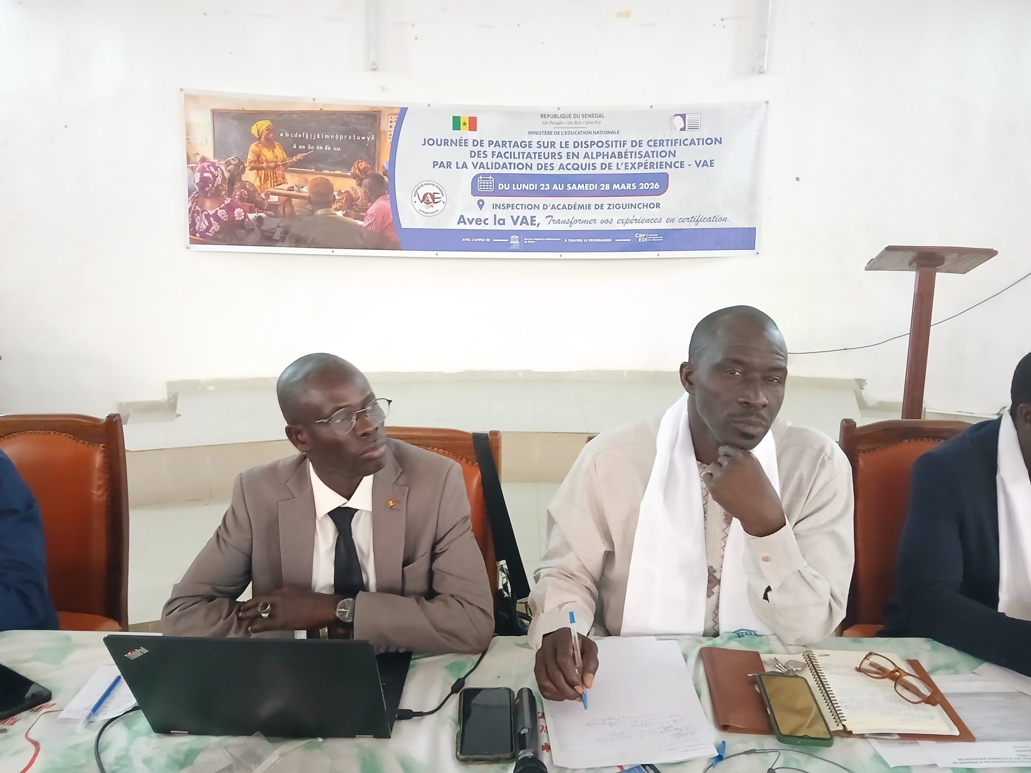 Alphabétisation : Ziguinchor renforce le dispositif de certification des facilitateurs .l’IA de Ziguinchor passe à l’échelle