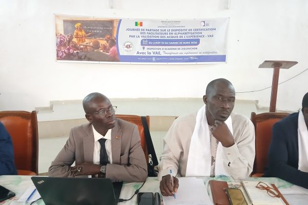 Alphabétisation : Ziguinchor renforce le dispositif de certification des facilitateurs .l’IA de Ziguinchor passe à l’échelle