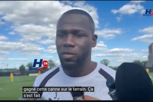 Ignace Ndeye ( à New Jersey) avec les lions Réaction de joueurs senegalais a quelques heures du match contre la France.