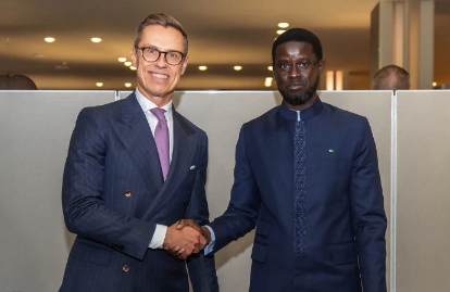 New York : Bassirou Diomaye Faye échange avec son homologue finlandais