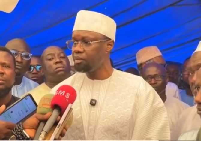 Ziguinchor : Ousmane Sonko promet zéro zone d’exception en matière de sécurité “Aucun centimètre du territoire ne sera une exception” :