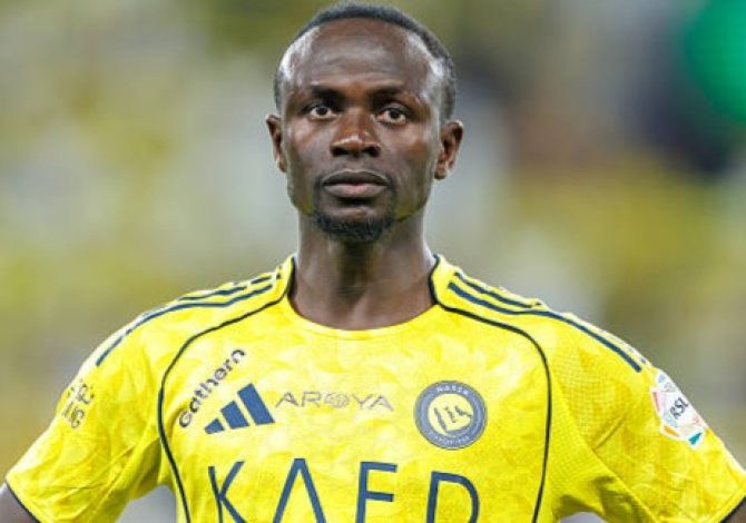 RIYADH, SAUDI ARABIA - APRIL 3: Sadio Mane of team Al Nassr FC during the Saudi Pro League game between Al Nassr and Al Najmah at Al Awwal Park on April 3, 2026 in Riyadh, Saudi Arabia. (Photo by Abdullah Ahmed/Getty Images)