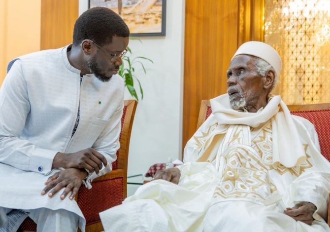 Darou Salam Chérif : le Khalife général reçu par le président Bassirou Diomaye Faye