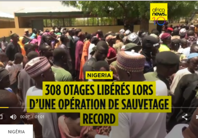 Nigeria : 308 otages libérés lors d’une opération de sauvetage record
